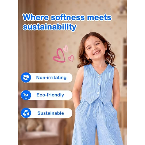 Shenine Girls Blue Striped Sleeveless Jumpsuit | Stylish Kids Western & Casual Wear - Image 3